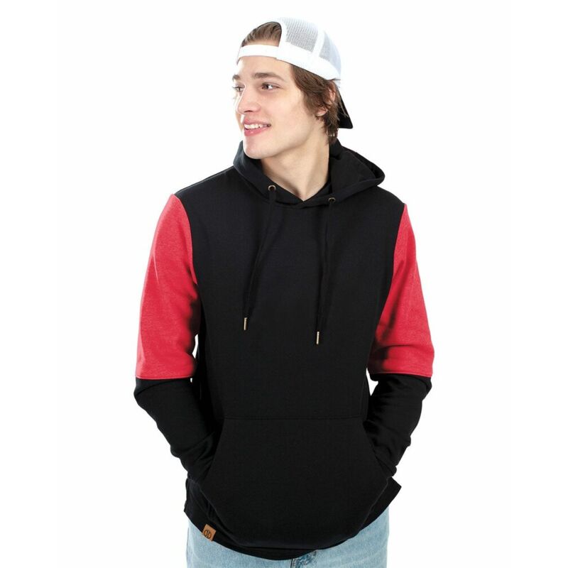 Men's All-American Team Fleece Colorblocked Hooded Sweatshirt Thumbnail