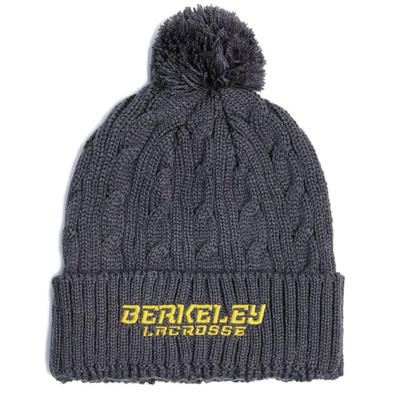 Cable Knit Pom-Pom Beanie Thumbnail