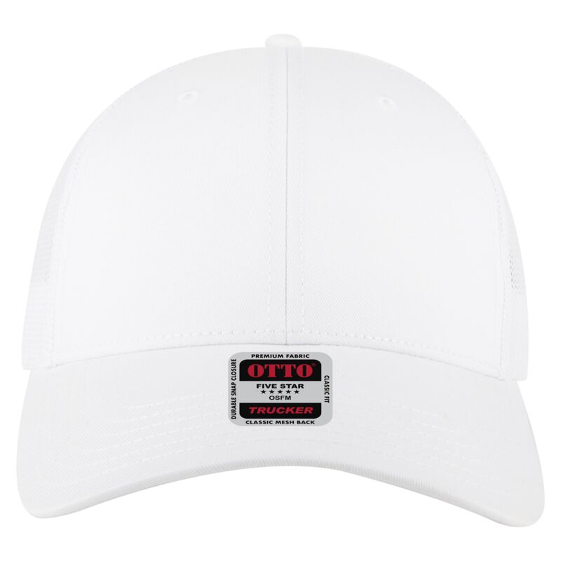OTTO CAP 6 Panel Low Profile Mesh Back Trucker Hat Thumbnail