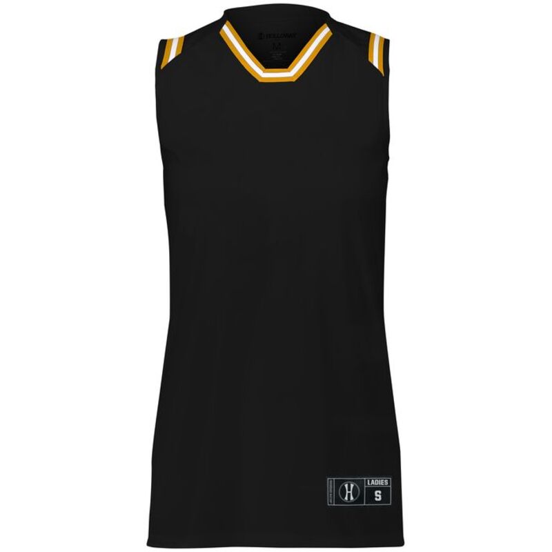 Ladies Retro Basketball Jersey Thumbnail