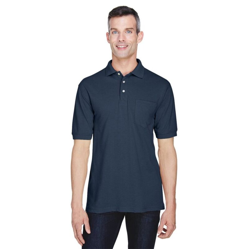 Men's Easy Blend™ Polo with Pocket Thumbnail