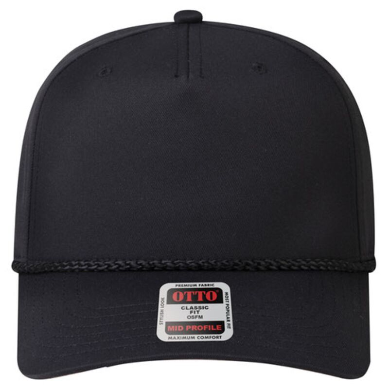 OTTO CAP® 5 Panel Mid Profile Baseball Cap Thumbnail