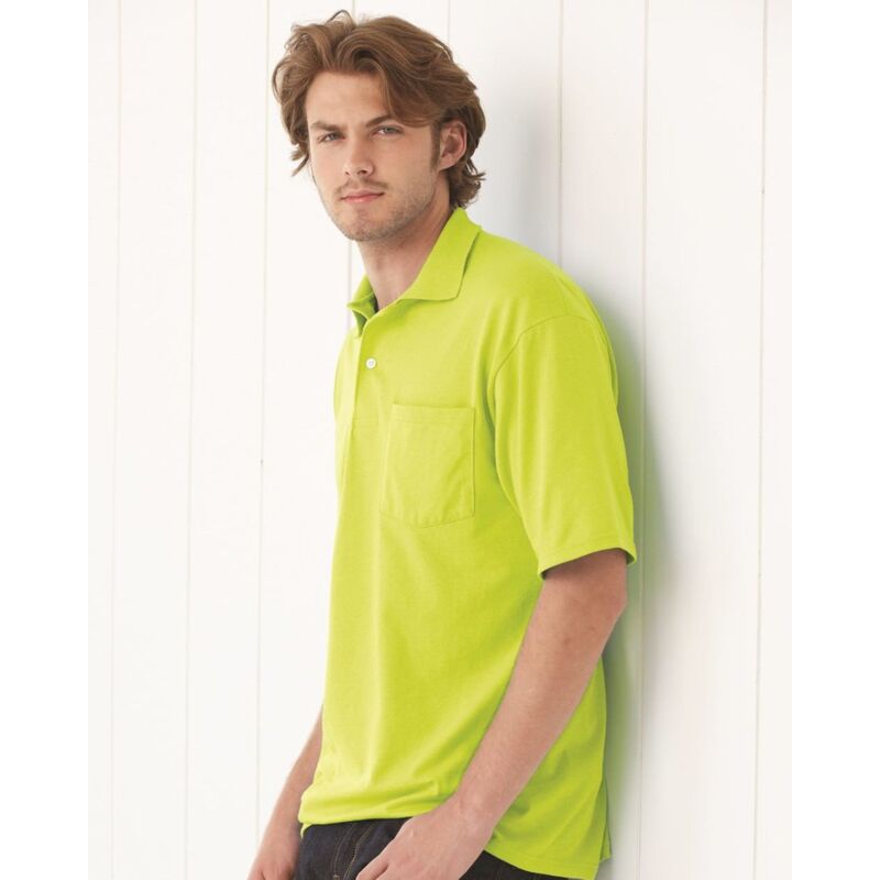 Men's SpotShield® 50/50 Polo with Pocket Thumbnail