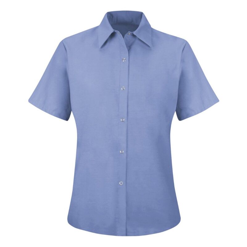 Women's Short Sleeve Specialized Pocketless Work Shirt Thumbnail