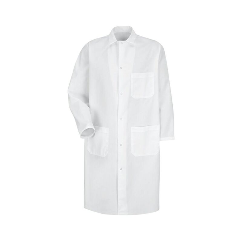 Unisex Butcher Coat with Exterior Chest Pocket Thumbnail