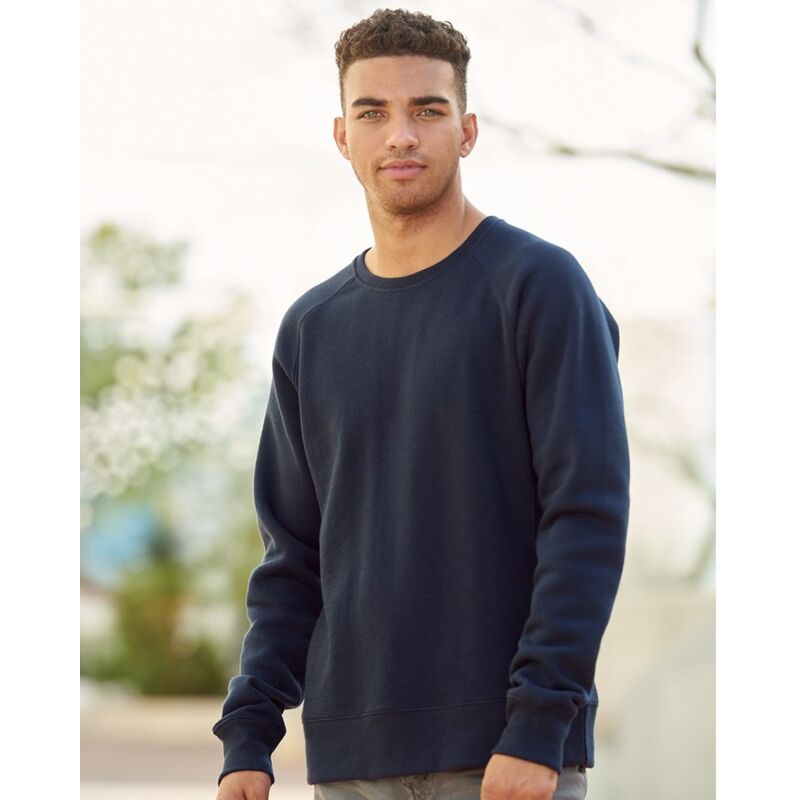 Men's Ripple Fleece Raglan Crewneck Sweatshirt Thumbnail