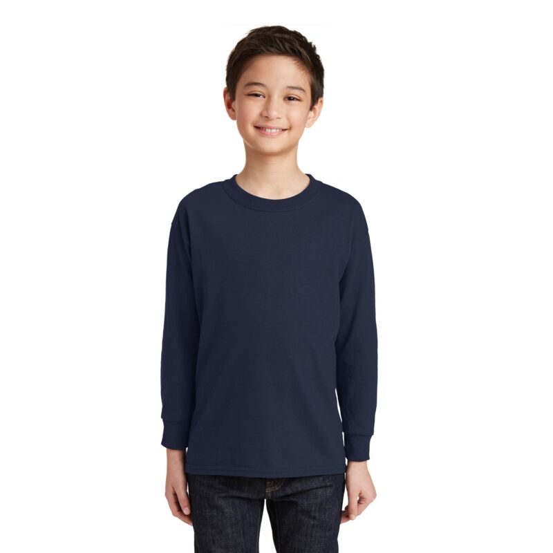 Youth Heavy Cotton ™ 100% Cotton Long Sleeve T Shirt Thumbnail