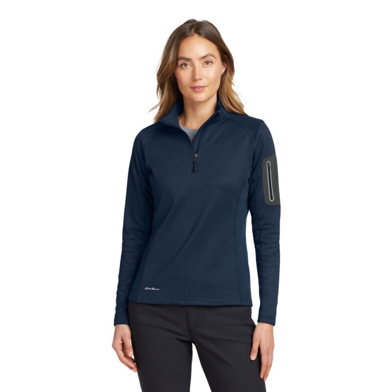 Ladies 1/2 Zip Performance Fleece Jacket Thumbnail