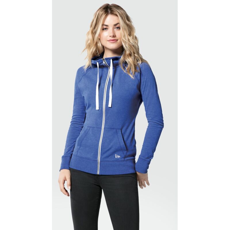 Ladies Sueded Full Zip Hoodie Thumbnail