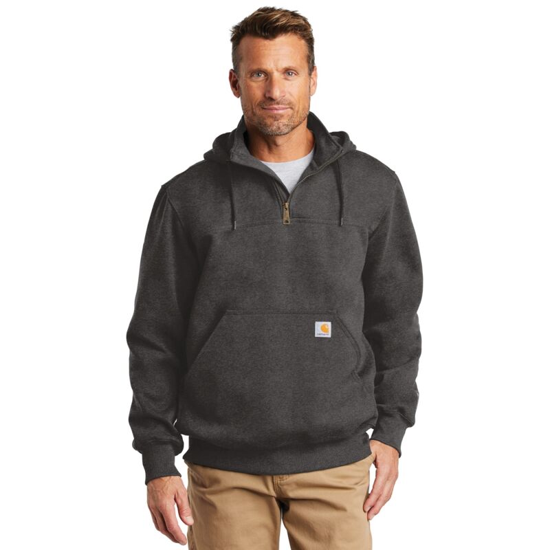 ® Rain Defender ® Paxton Heavyweight Hooded Zip Mock Sweatshirt Thumbnail