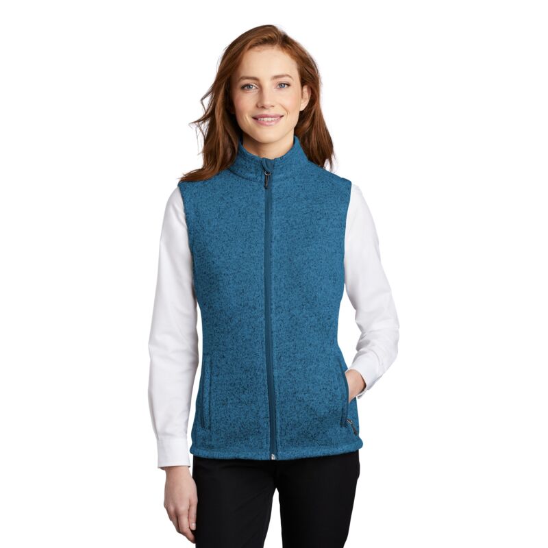 ® Ladies Sweater Fleece Vest Thumbnail