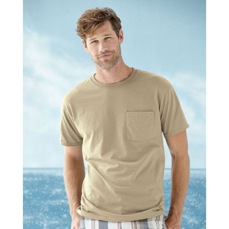 Dri-Power® 50/50 T-Shirt with a Pocket Thumbnail