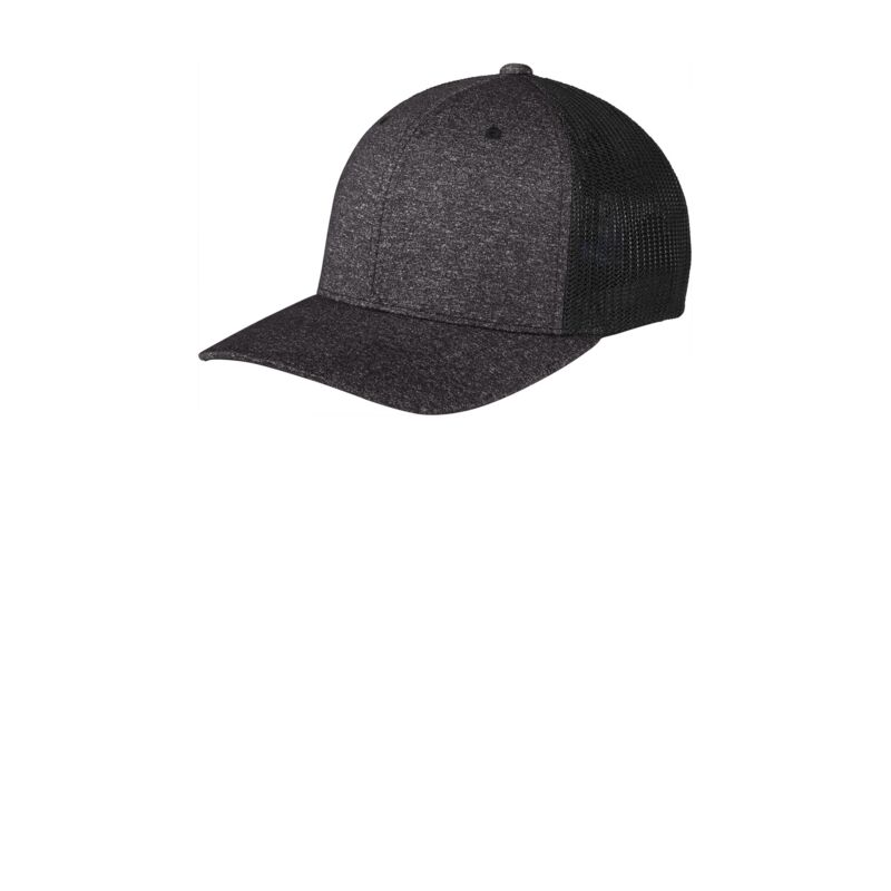 ® Flexfit ® Melange Mesh Back Trucker Cap Thumbnail