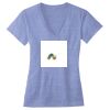 Women's Triblend Deep V-neck Tee Thumbnail